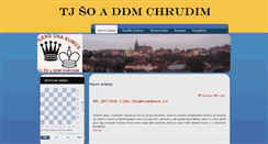 Desktop Screenshot of chrudim.chesspce.cz