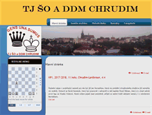 Tablet Screenshot of chrudim.chesspce.cz